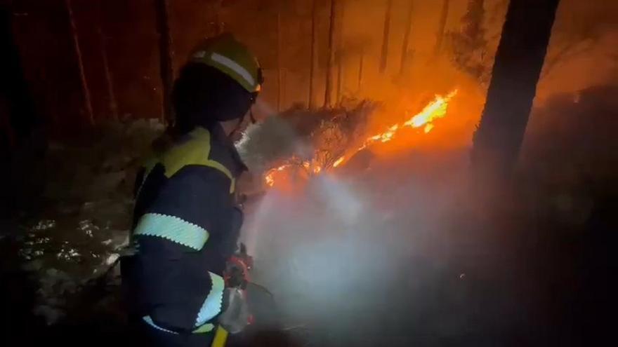Las llamas han calcinado 390 hectáreas en Gran Canaria