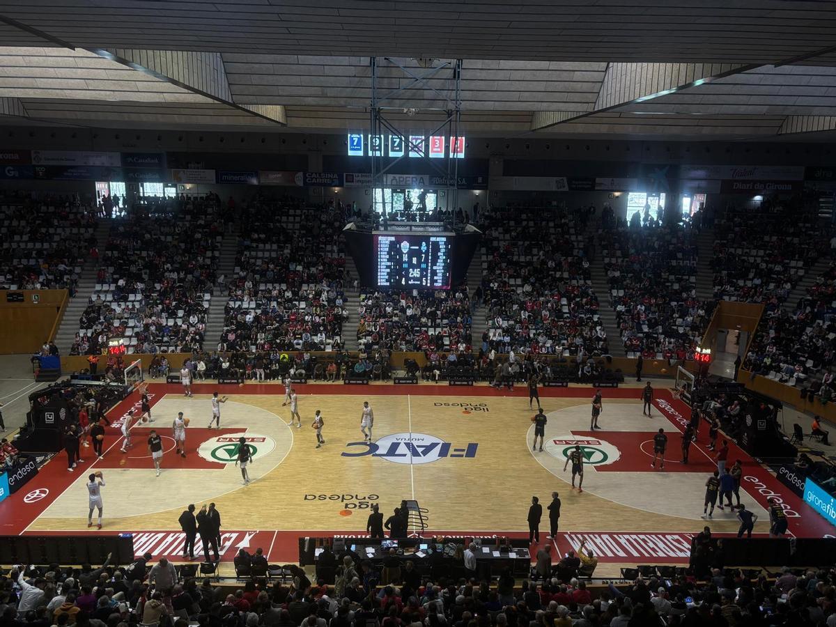 El partit aturat entre el Bàsquet Girona i l'Andorra
