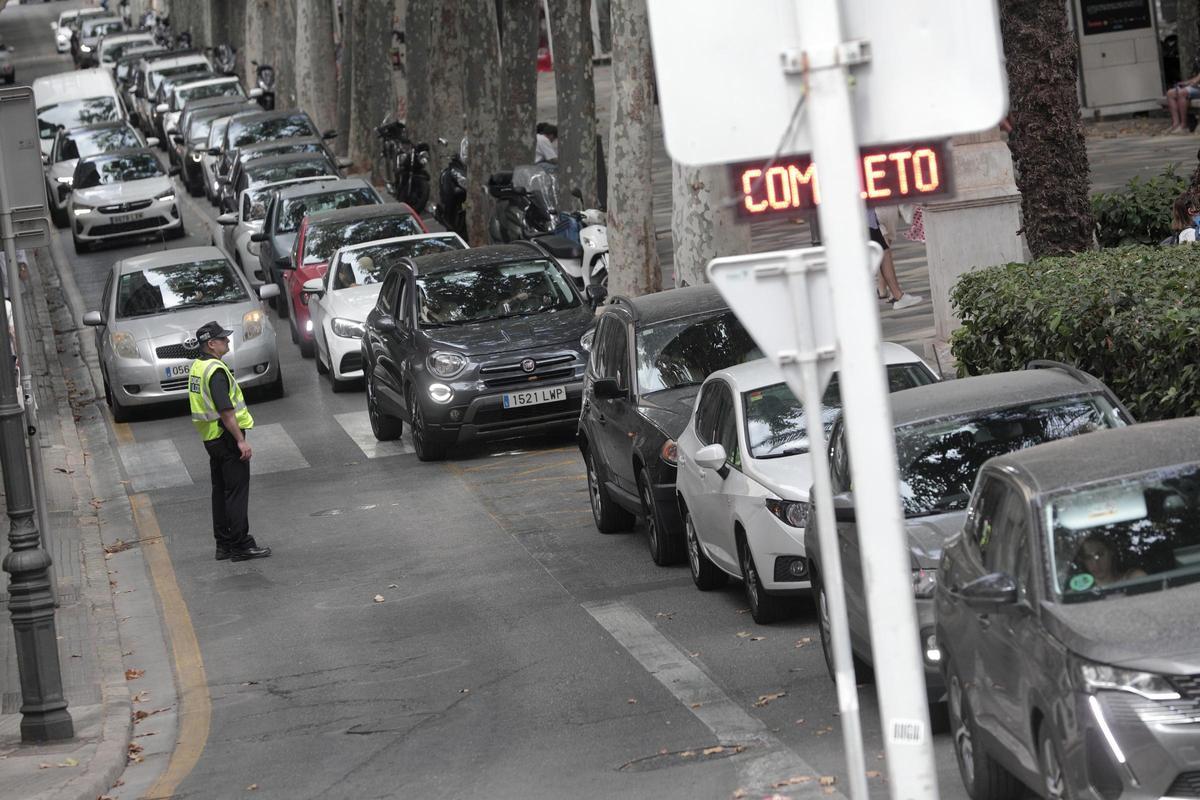 La ZBE restringirá el tráfico en el centro de Palma.