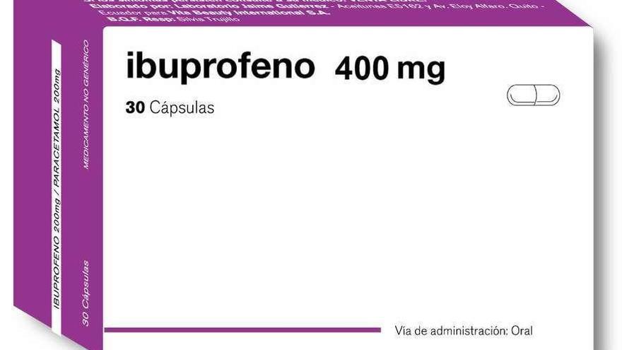Tomar ibuprofeno de 400 miligramos, el consejo para evitar efectos secundarios