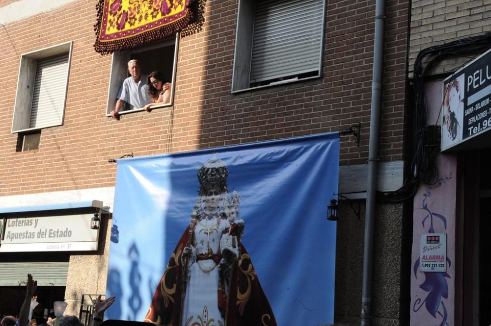 Romería de la Virgen de la Fuensanta: Paso por San