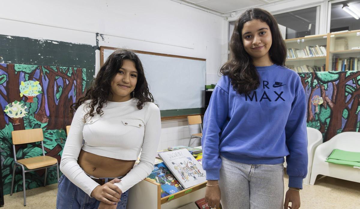 València. VLC. Estudiantes punteras de barrios obreros. CEIP Ballester Fandos en La Malvarrosa con Save The Children