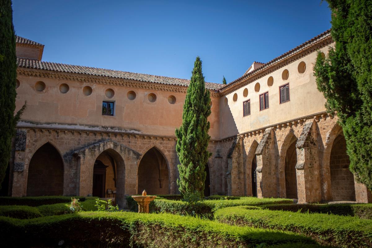 El claustro del Monasterio de Piedra (Zaragoza)