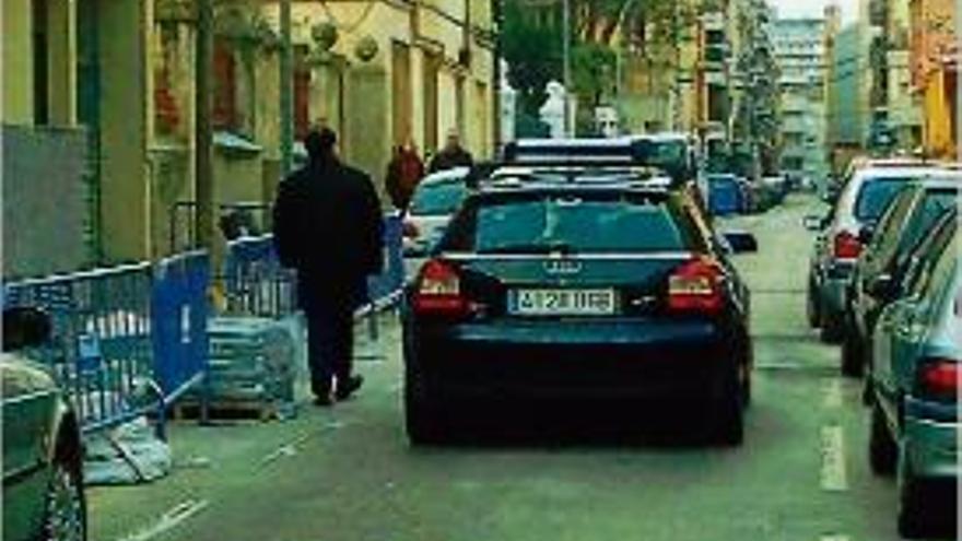 La zona del carrer Santa Llogaia és una de les afectades per la mesura.