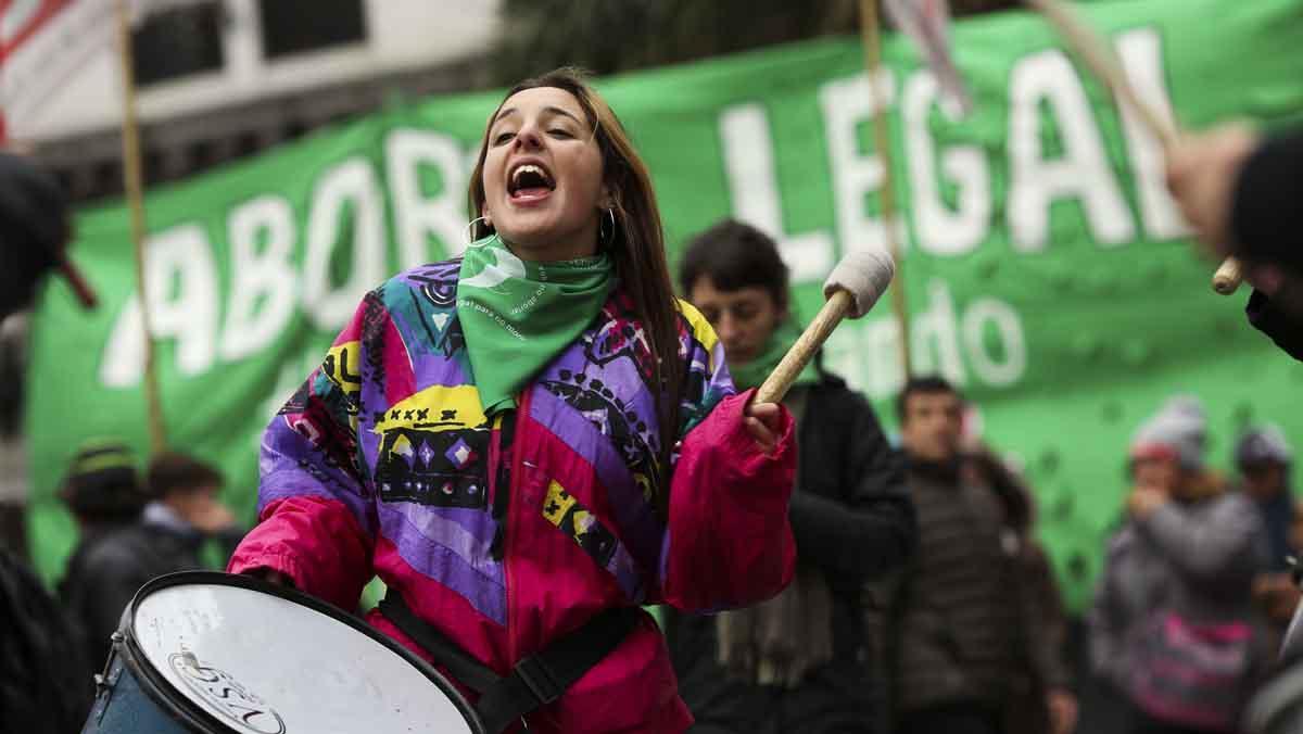 La votación del aborto en Argentina.