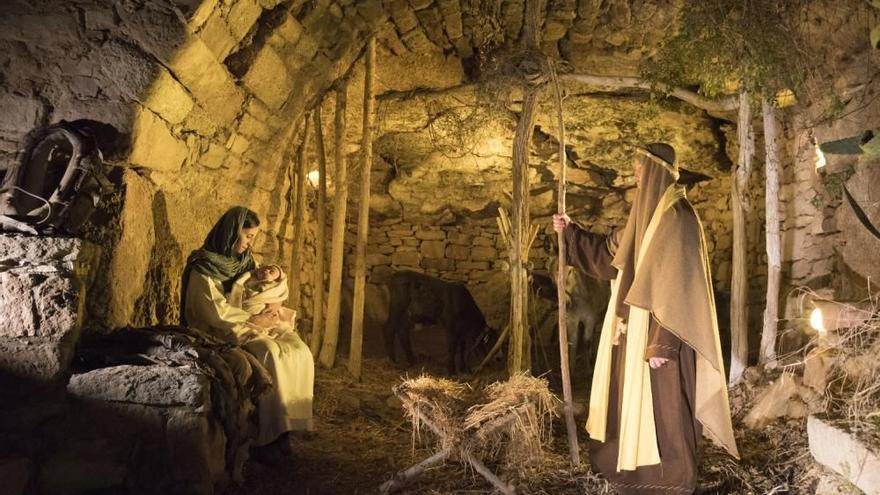 Imatge d&#039;arxiu d&#039;una edició anterior del Pessebre Vivent del Bages a les Torres de Fals