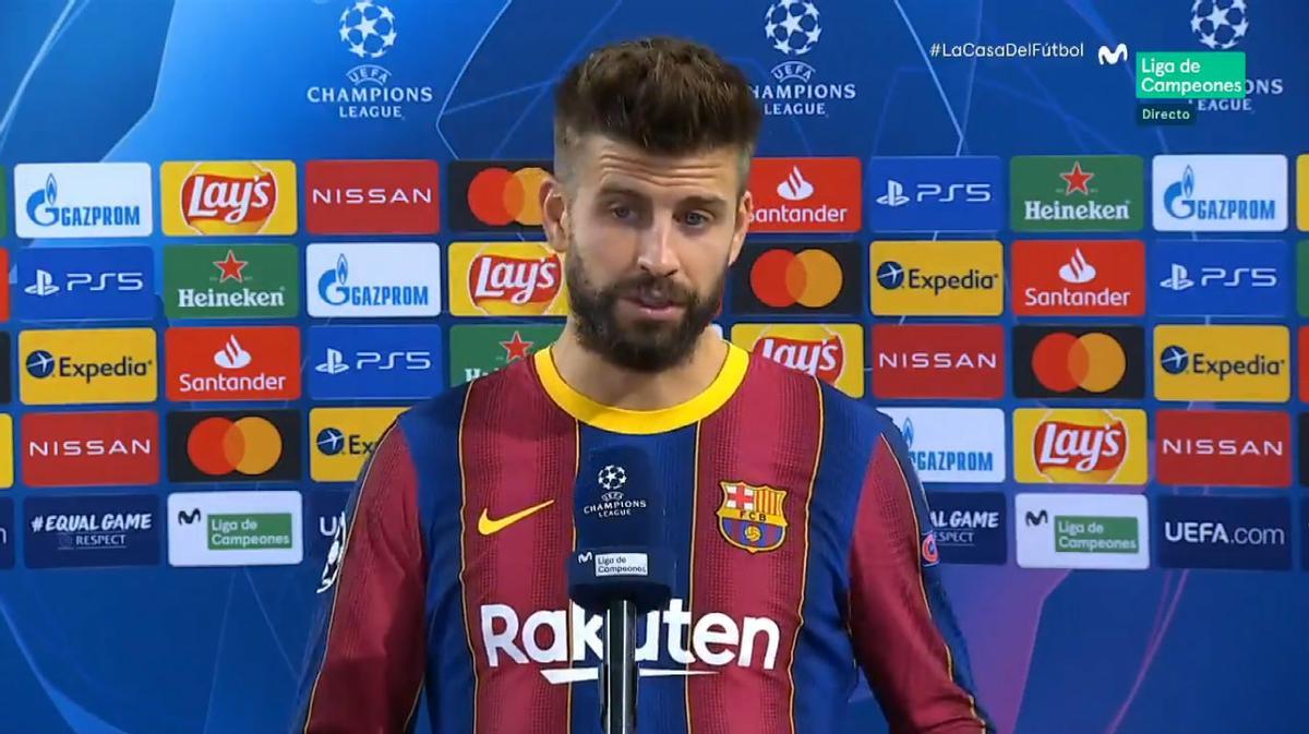 Piqué: El club ahora mismo está como está. Era necesario darle una vuelta a esto