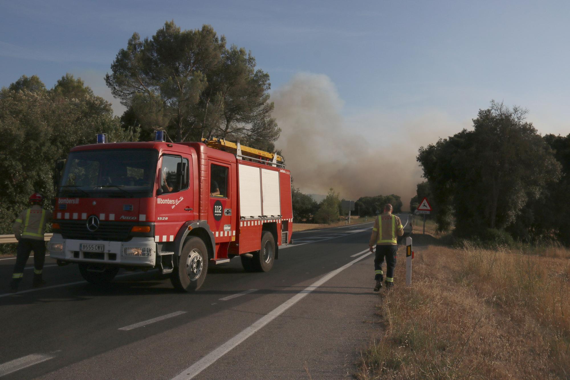 Les imatges de l'incendi de Ventalló i Vilopriu