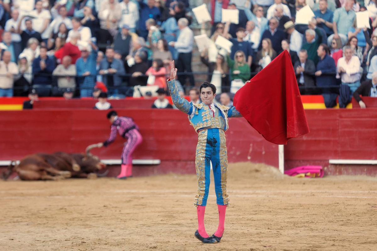 Imagen de una de las corridas de la feria de Fallas de 2026.