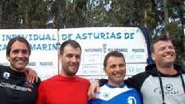 Por la izquierda, Fernández, Pando, López Cid y Bustelo