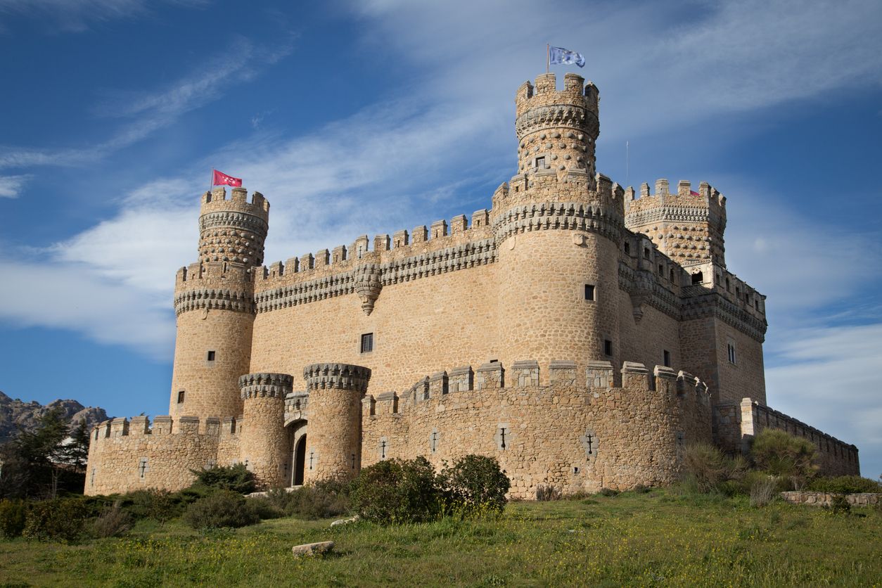 El castillo medieval de Manzanares el Real