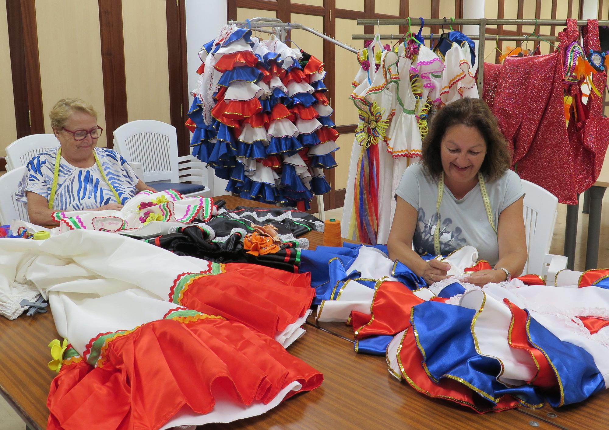 Preparativos de la cabalgata de Guía