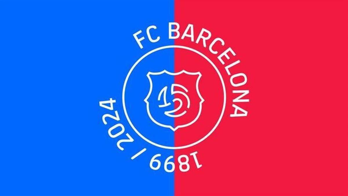 Logotipo del 125 aniversario del FC Barcelona que se cumplirá el 29 de noviembre de 2024.