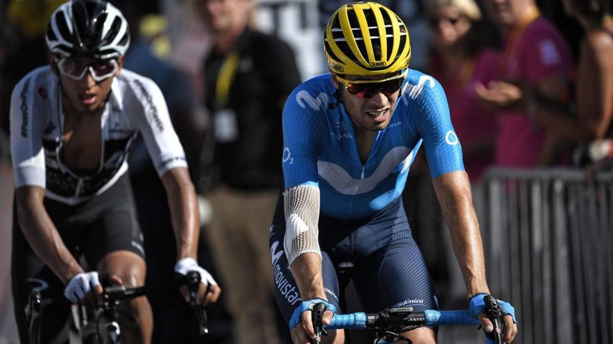 Mikel Landa es séptimo en la clasificación general a 4'34" de Thomas