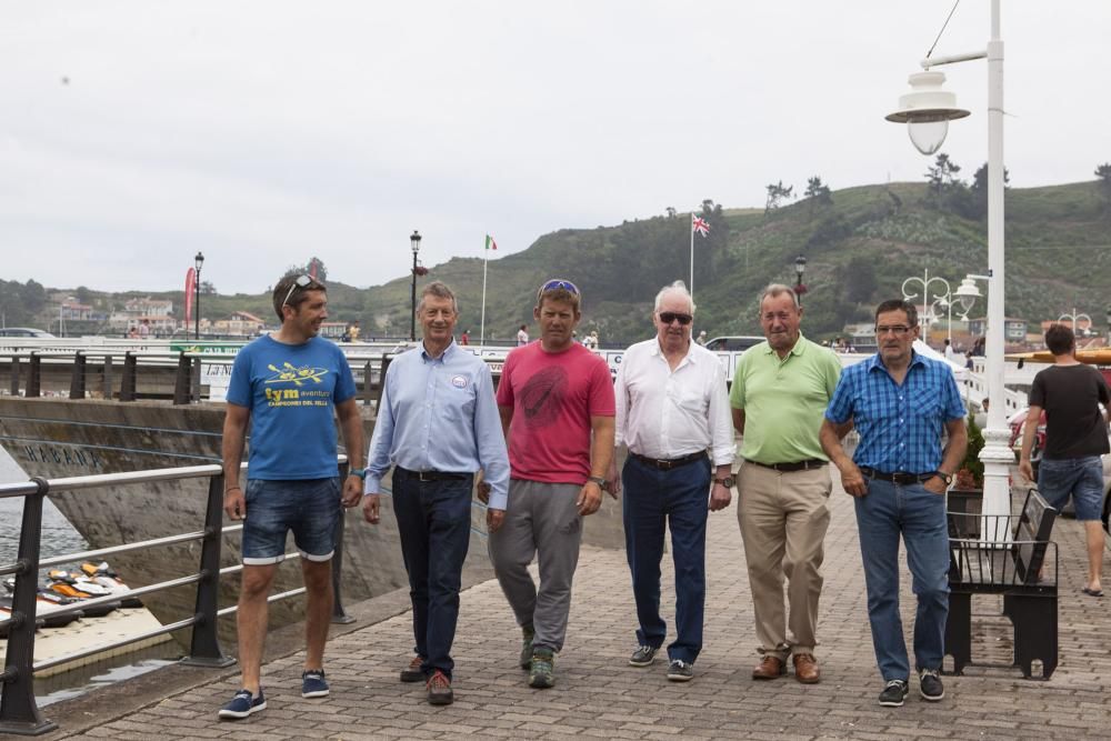 Reunión de algunos de los ganadores absolutos del Descenso Internacional del Sella en Ribadesella