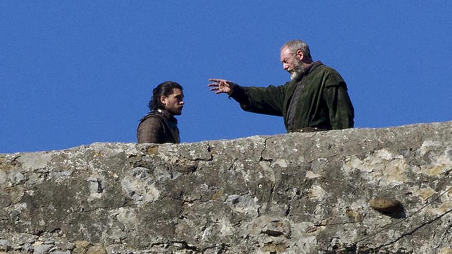 Jon Nieve y Lord Davos ruedan &#039;Juego de tronos&#039; en Vizcaya.