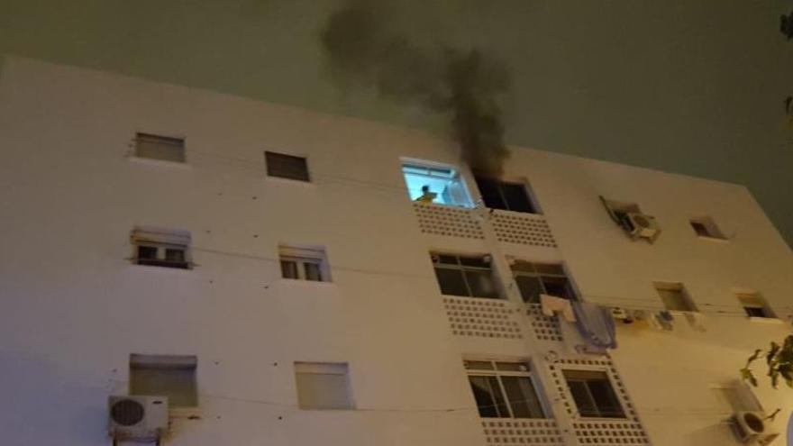El fuego fue localizado en una vivienda particular.