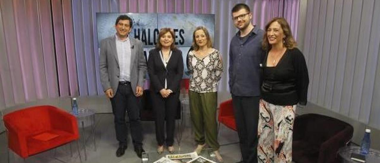 Bonig, anoche, en el programa «Halcones y palomas», de Levante TV.