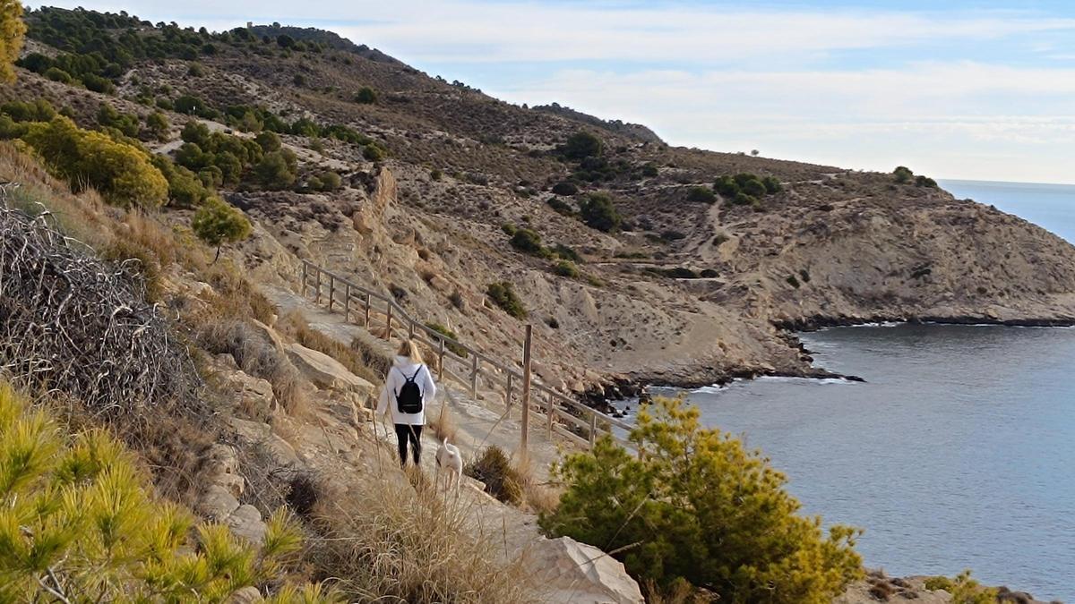 El sendero de la Colada de la Costa de La Vila.