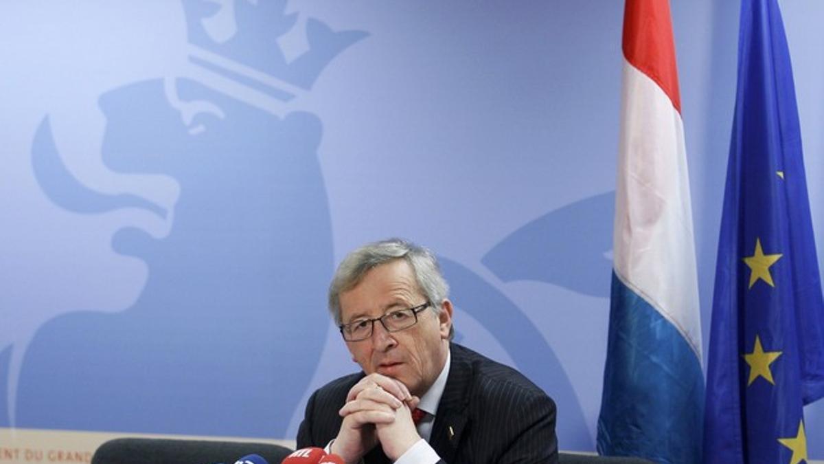 El presidente de la Comisión Europea, Jean-Claude Juncker, en rueda de prensa en Bruselas, en una imagen de archivo.