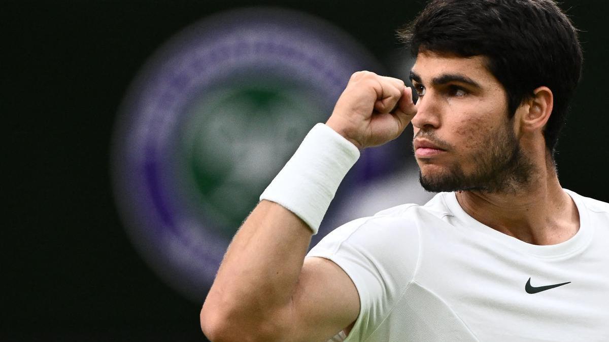 El camino de Alcaraz hasta la final de Wimbledon: así han sido todos sus partidos.