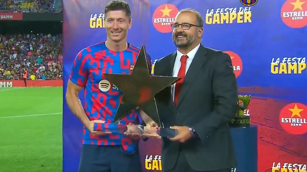 Robert Lewandowski, 'MVP' Estrella Damm