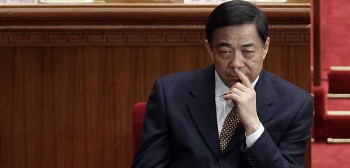 Bo Xilai, en una reunió del Partit Comunista. Bo Xilai, en una reunió del Partit Comunista.