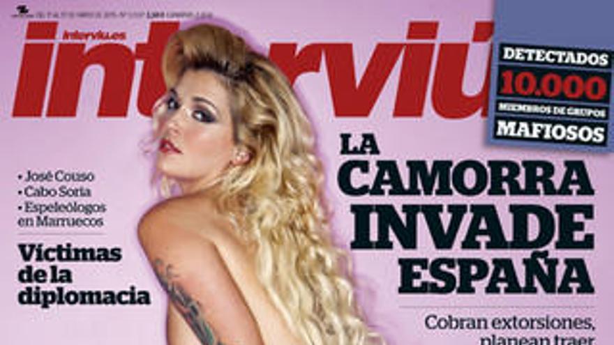 Beatriz Carrera Nieto en la portada de Interviú