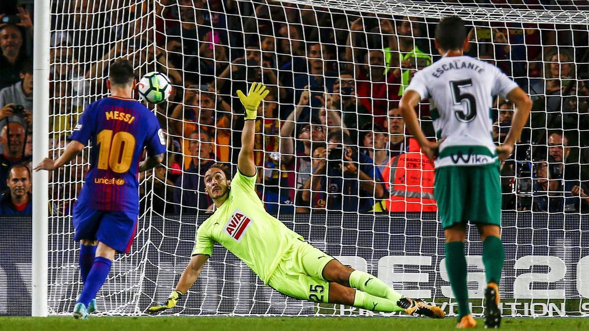 LALIGA | Barça-Eibar (6-1): El gol de Messi de penalti que puso el 1-0