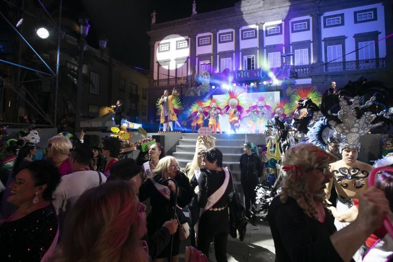 07.02.20. Las Palmas de  Gran Canaria. Pasacalles y pregón del Carnaval . Foto Quique Curbelo  | 07/02/2020 | Fotógrafo: Quique Curbelo