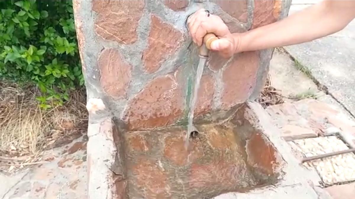 Estado del agua esta tarde en Bercianos de Valverde. / E. P.