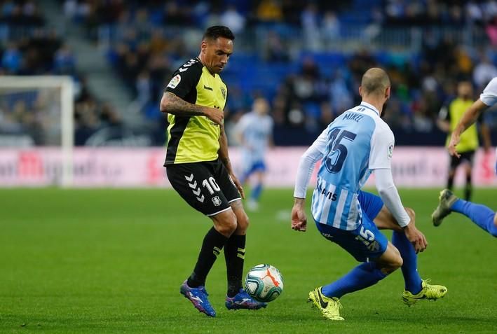 El CD Tenerife no pudo ganar a un sólido Málaga CF en casa