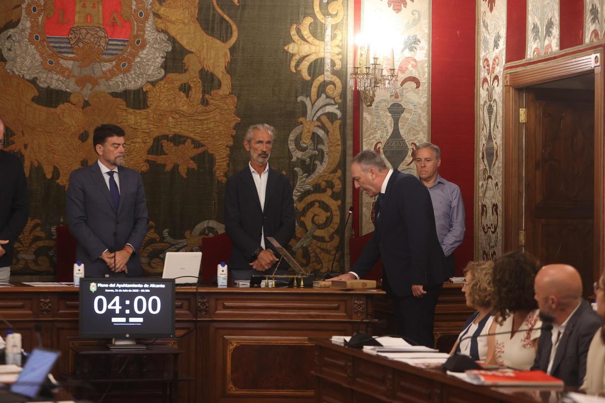 Rafael Alemañ, nuevo concejal del PP en Alicante