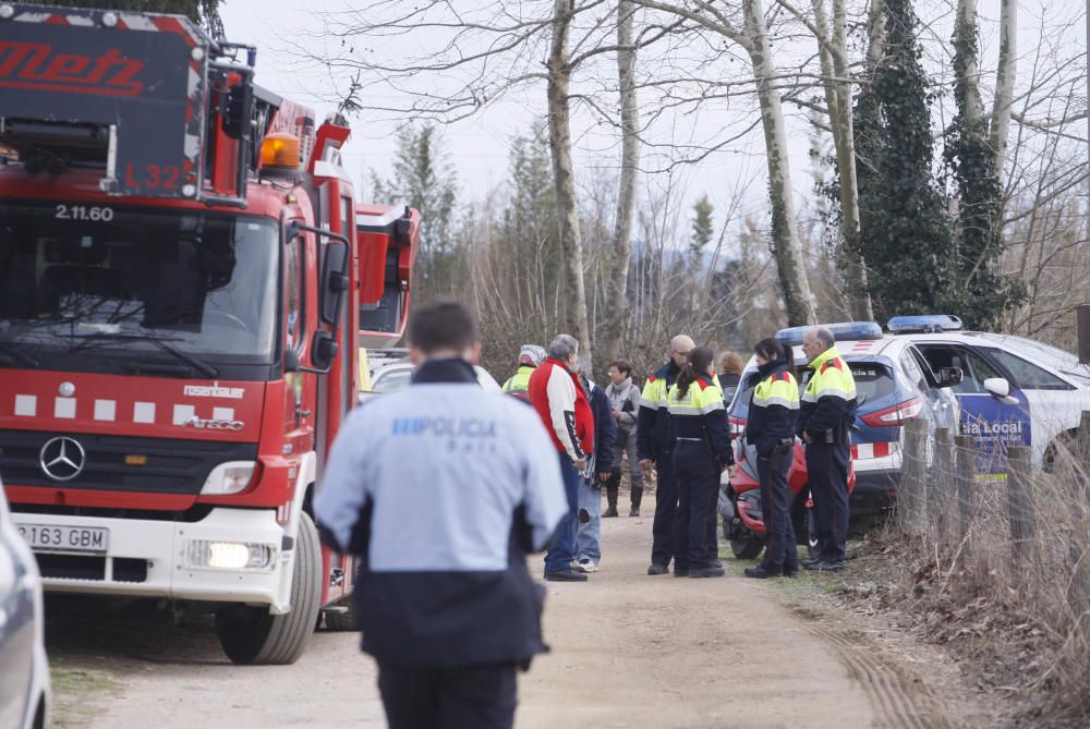 Incendi en una hípica de Salt