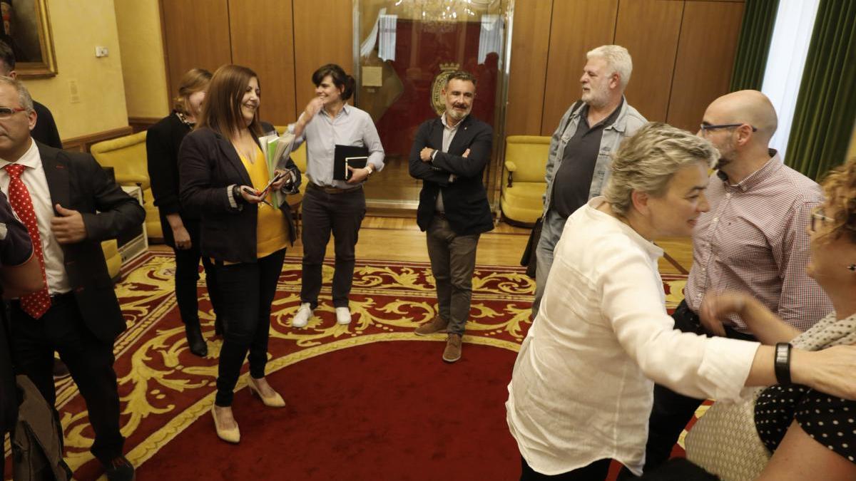 Reunión del pacto de concertación social el año pasado.