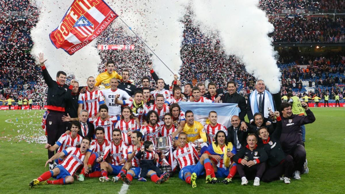 El Atlético de Madrid, campeón de la Copa del Rey 12-13