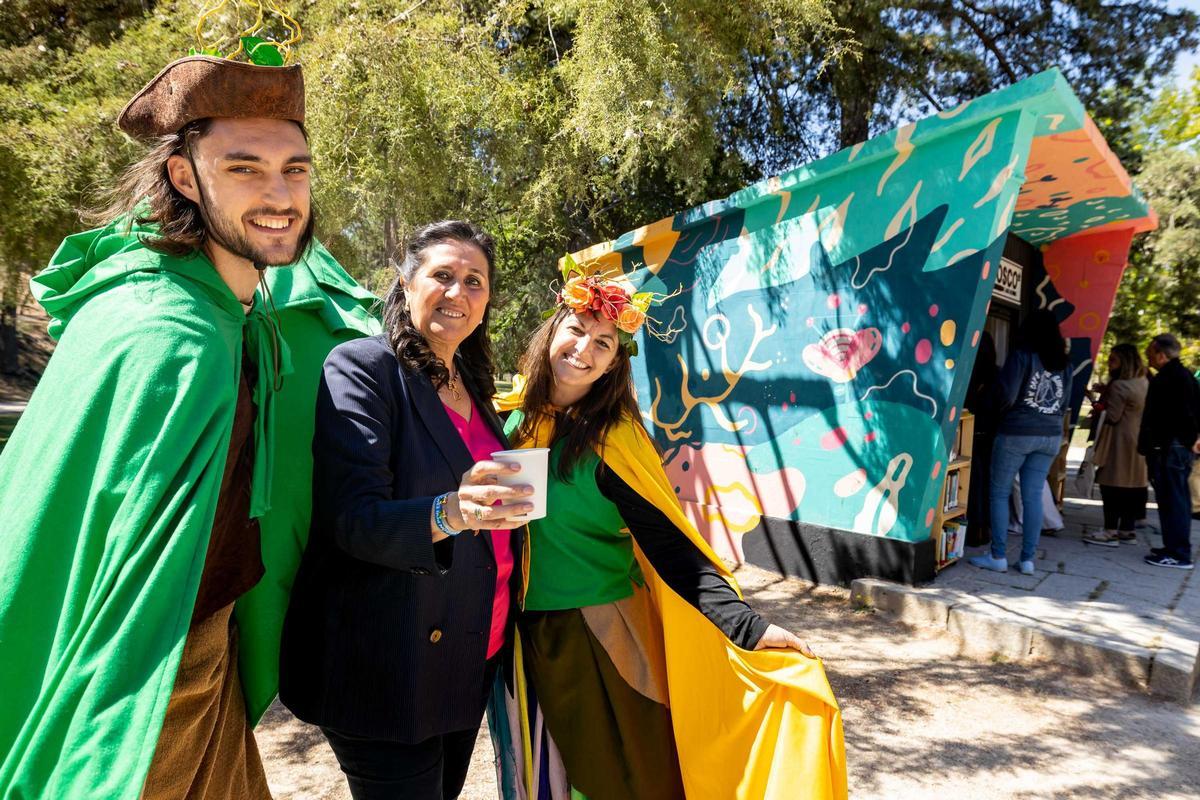 El Kiosco de las letras se ha presentado este viernes en el Parque Grande.