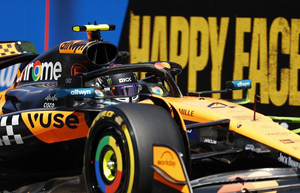 Lando Norris, en el circuito de Suzuka