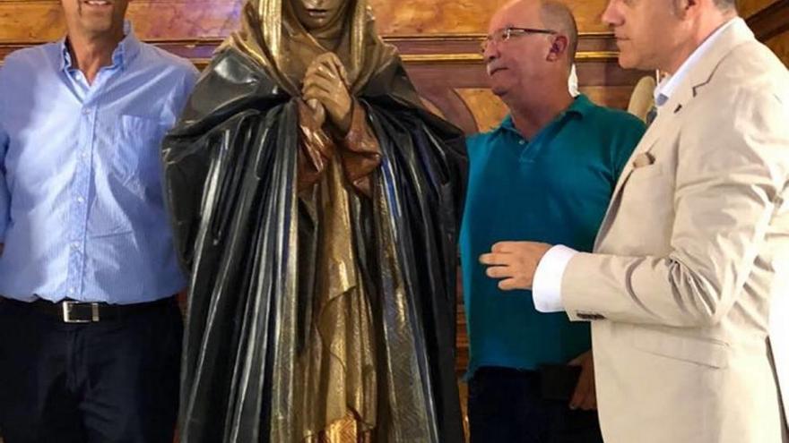 Cultura restaurará la talla marraja de la Virgen de la Soledad de los Pobres