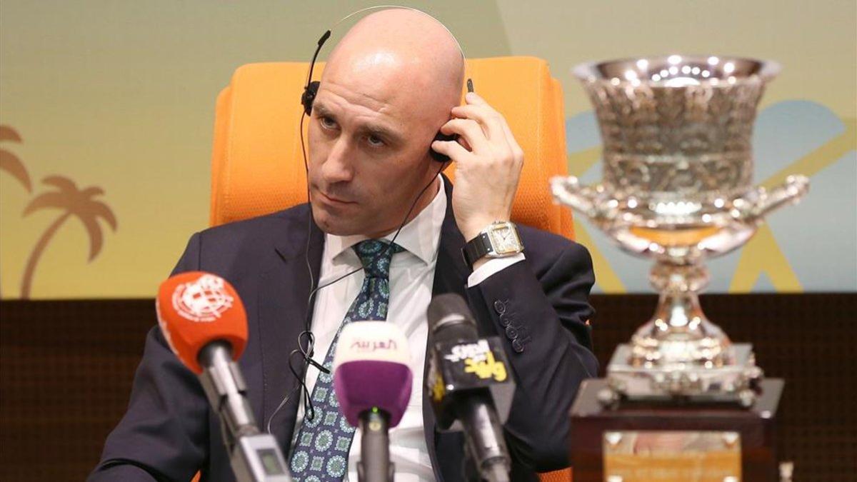 Luis Rubiales, presidente de la Federación Española de Fútbol