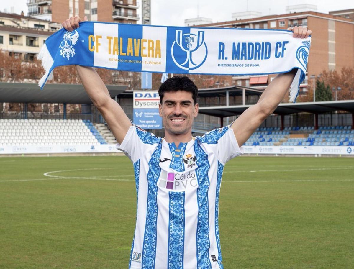 Arturo Molina, jugador del CF Talavera