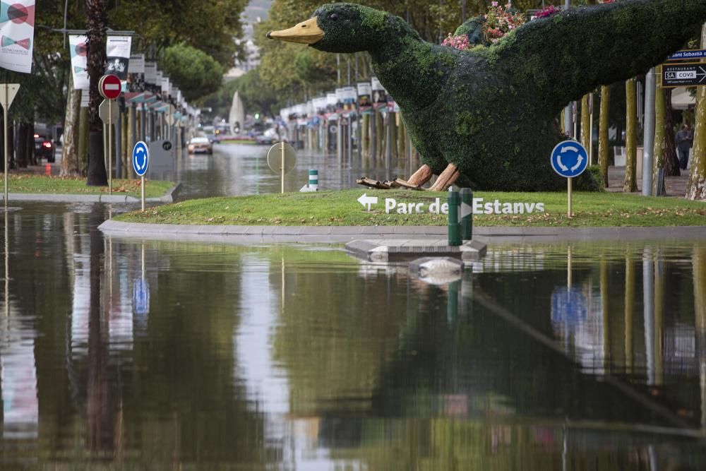 Inundacions a Platja d'Aro