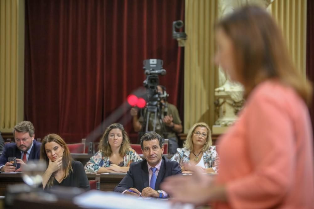 Debate en el Parlament sobre política general del Govern