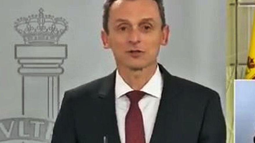 Una imagen del ministro Pedro Duque
