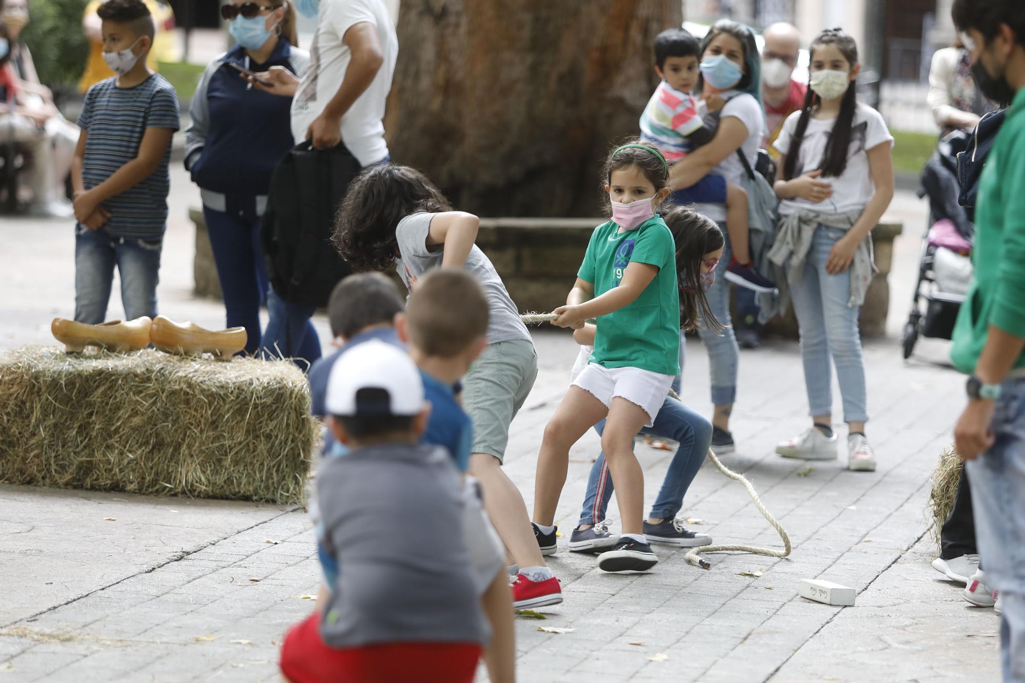 El Campo San Francisco de Oviedo, paraíso intergeneracional de la diversión