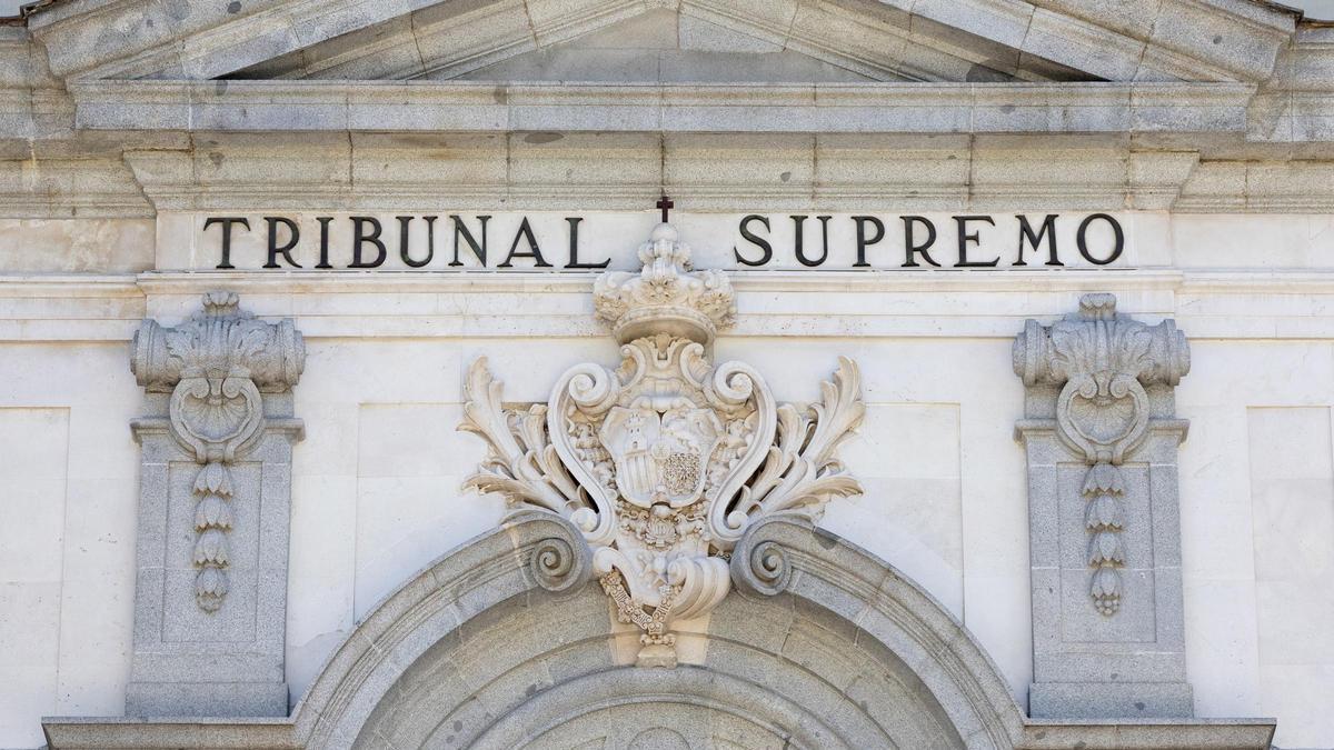 Fachada de la sede del Tribunal Supremo.