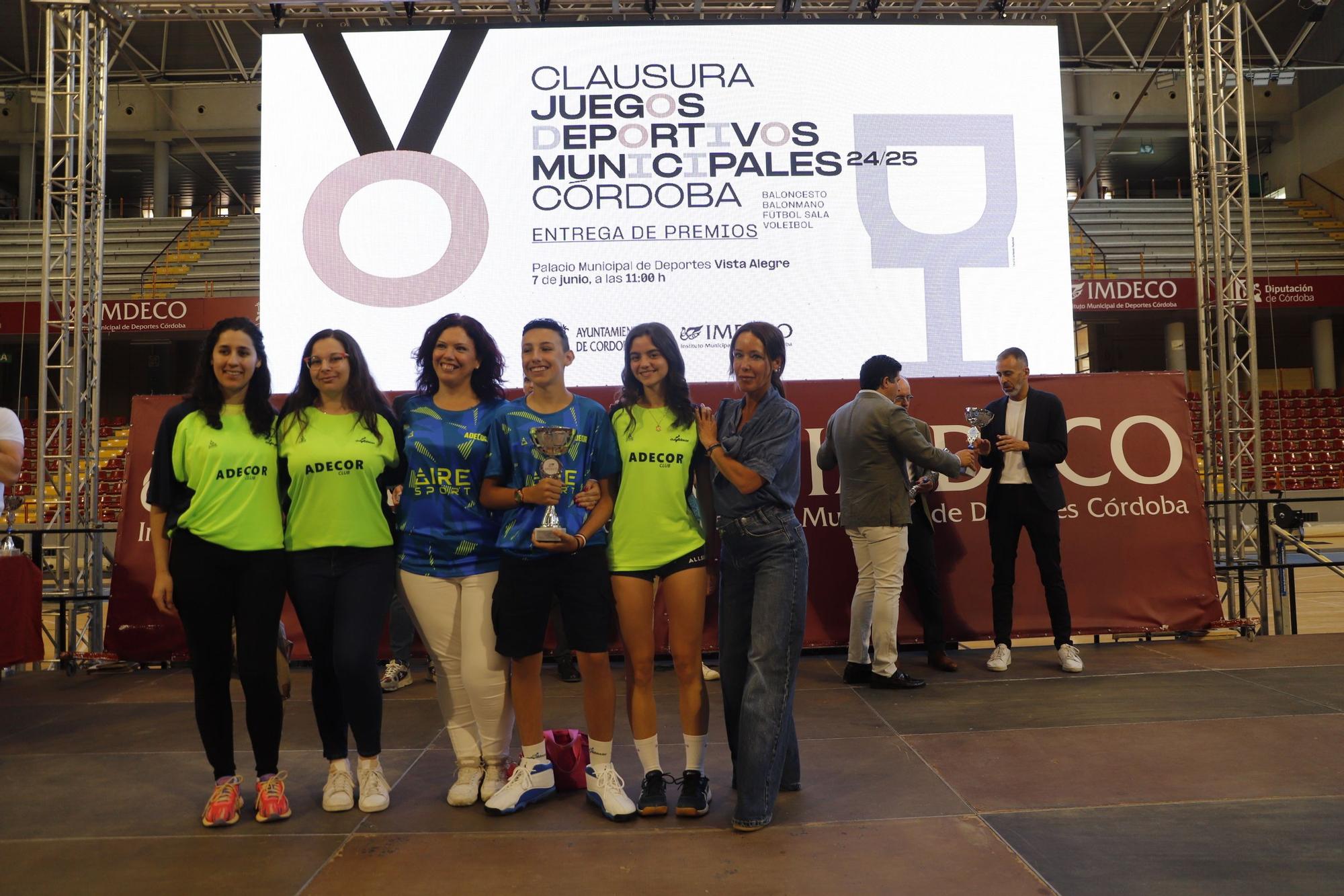 La entrega de premios de los Juegos Municipales en imágenes