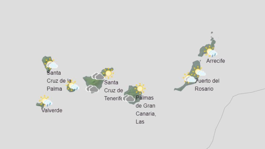 Continúa la posibilidad de chubascos en Canarias este viernes - La Provincia