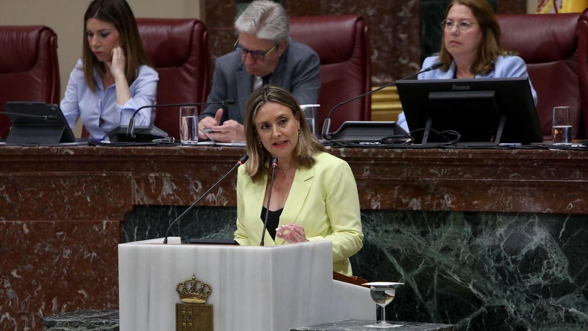 La consejera de Política Social, Familias e Igualdad, Conchita Ruiz.
