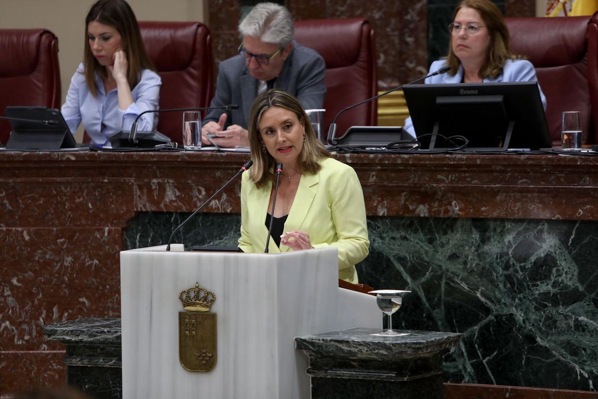 La consejera de Política Social, Familias e Igualdad, Conchita Ruiz.